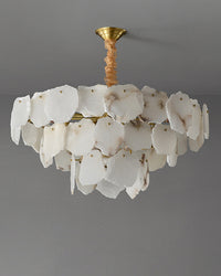 WOMO Tiered Alabaster Chandelier-WM2393