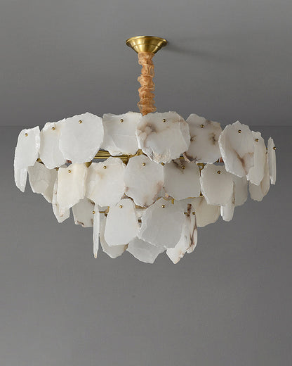 WOMO Tiered Alabaster Chandelier-WM2393