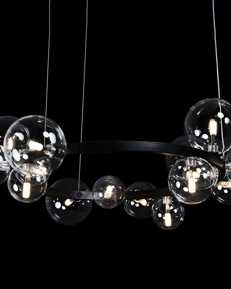 WOMO Circular Glass Bubble Chandelier-WM2292