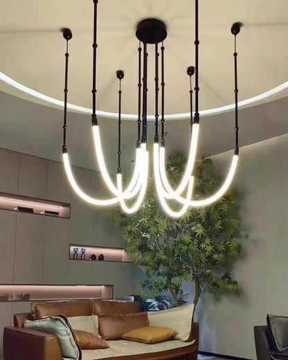 WOMO Bamboo Rope LED Chandelier-WM2752