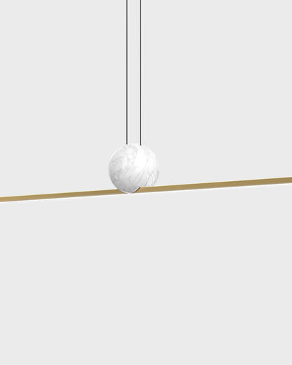 WOMO Marble Linear Pendant Light-WM2329