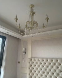 WOMO French Candelabra Crystal Chandelier-WM2398