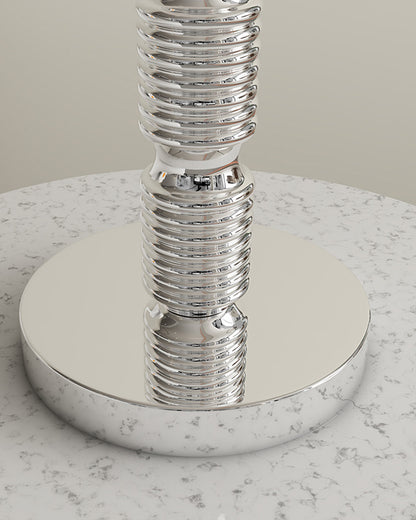 WOMO Dome Column Chrome Table Lamp-WM8047