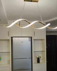 WOMO Spiral Led Horizontal Chandelier-WM2764