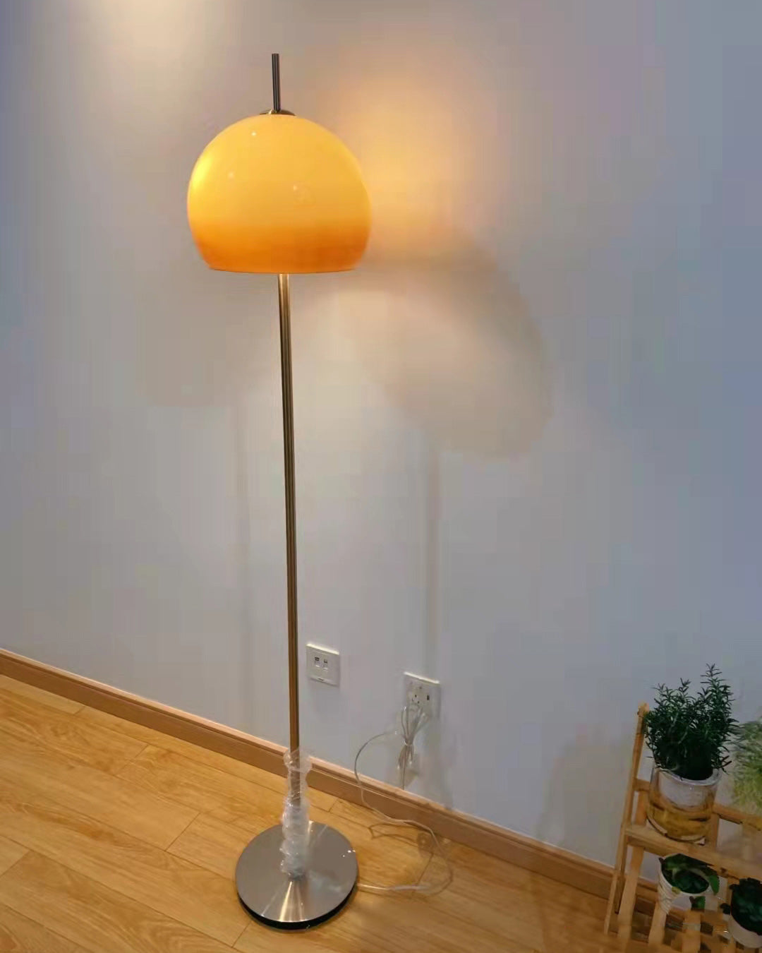 WOMO Glass Dome Floor Lamp-WM7120