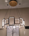 WOMO Rectangular Led Round Chandelier-WM2778 thumbnail