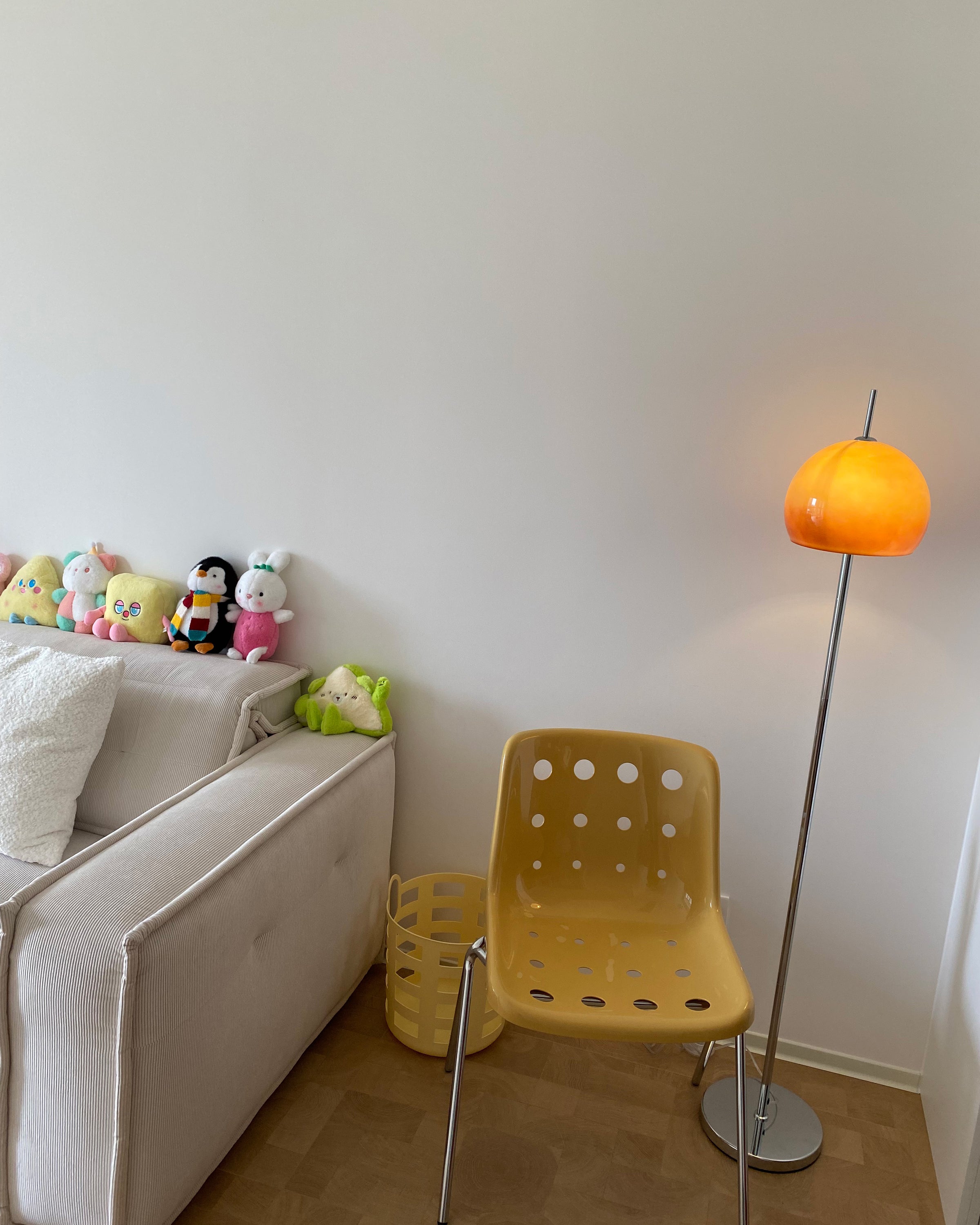 WOMO Glass Dome Floor Lamp-WM7120