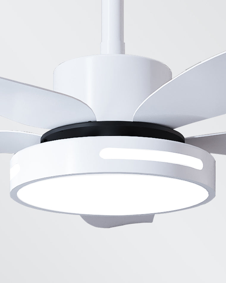 WOMO 5 Blade Contemporary Ceiling Fan Lamp-WM5000