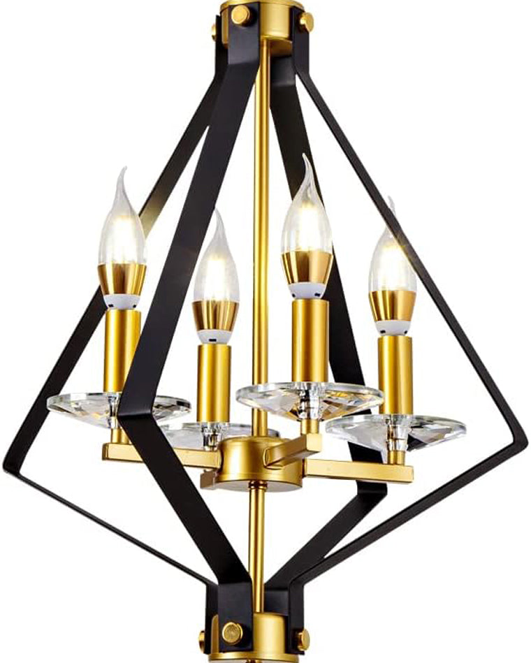 WOMO Prism Gold Candle Chandelier-WM2263