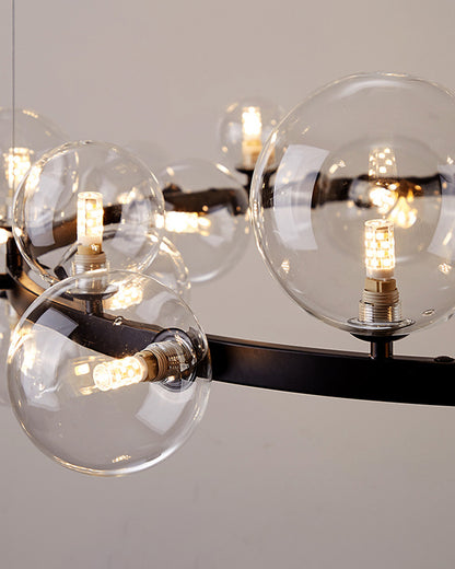 WOMO Circular Glass Bubble Chandelier-WM2292