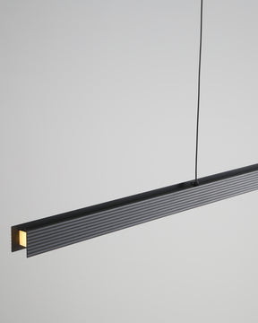 WOMO Contemporary Black Linear Led Pendant Light-WM2281