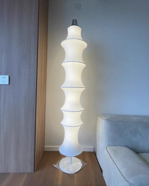 WOMO Column Silk Floor Lamp-WM7125