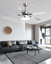 WOMO Slimline Stainless Steel Ceiling Fan Lamp-WM5112 thumbnail
