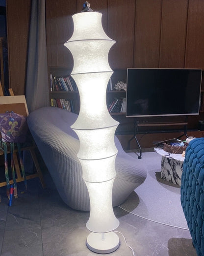 WOMO Column Silk Floor Lamp-WM7125