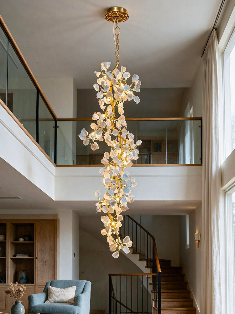 WOMO Ginkgo Staircase Chandelier-WM3355