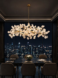 WOMO Ceramic Gingko Branch Chandelier-WM3351