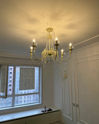 WOMO French Candelabra Crystal Chandelier-WM2398