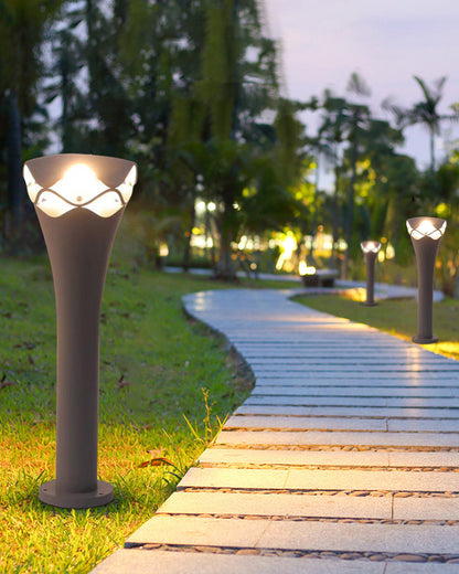 WOMO Decorative Lawn Bollard Light-WM9054