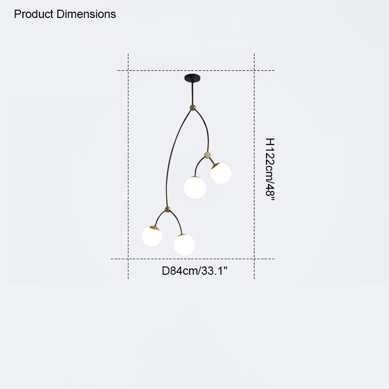 WOMO Branching Bubble Chandelier-WM2141