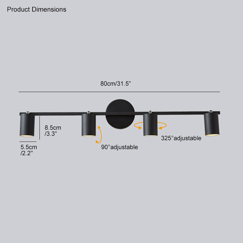 WOMO 3-Light Vanity Bathroom Sconce for Mirror-WM6039