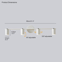 WOMO 3-Light Vanity Bathroom Sconce for Mirror-WM6039