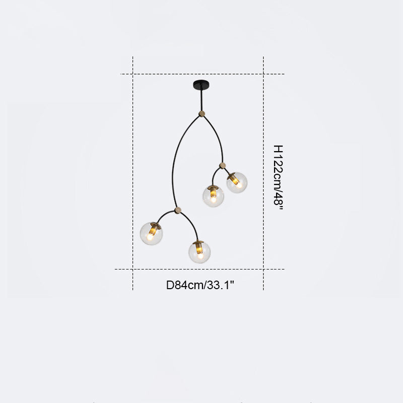 WOMO Branching Bubble Chandelier-WM2141