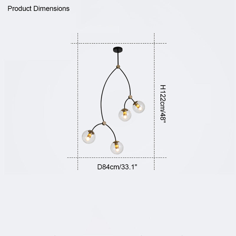 WOMO Branching Bubble Chandelier-WM2141