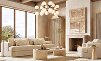 WOMO Alabaster Bubble Chandelier - Cirque