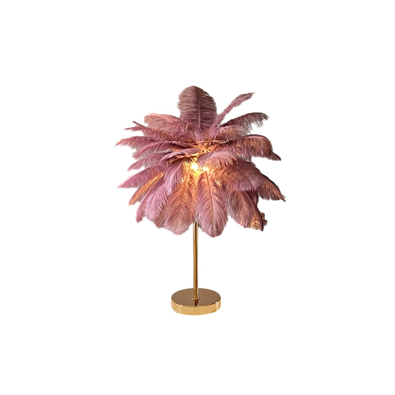 WOMO Tree Feather Table Lamp-WM8037