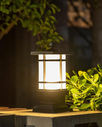 WOMO Square Outdoor Pillar Light-WM9063