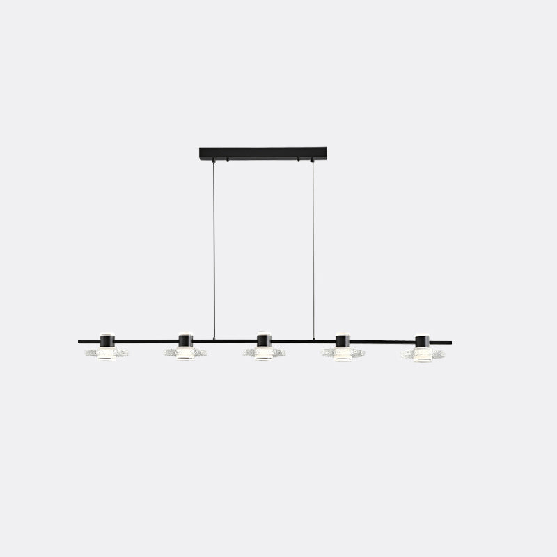 WOMO Black Linear Chandelier-WM2222