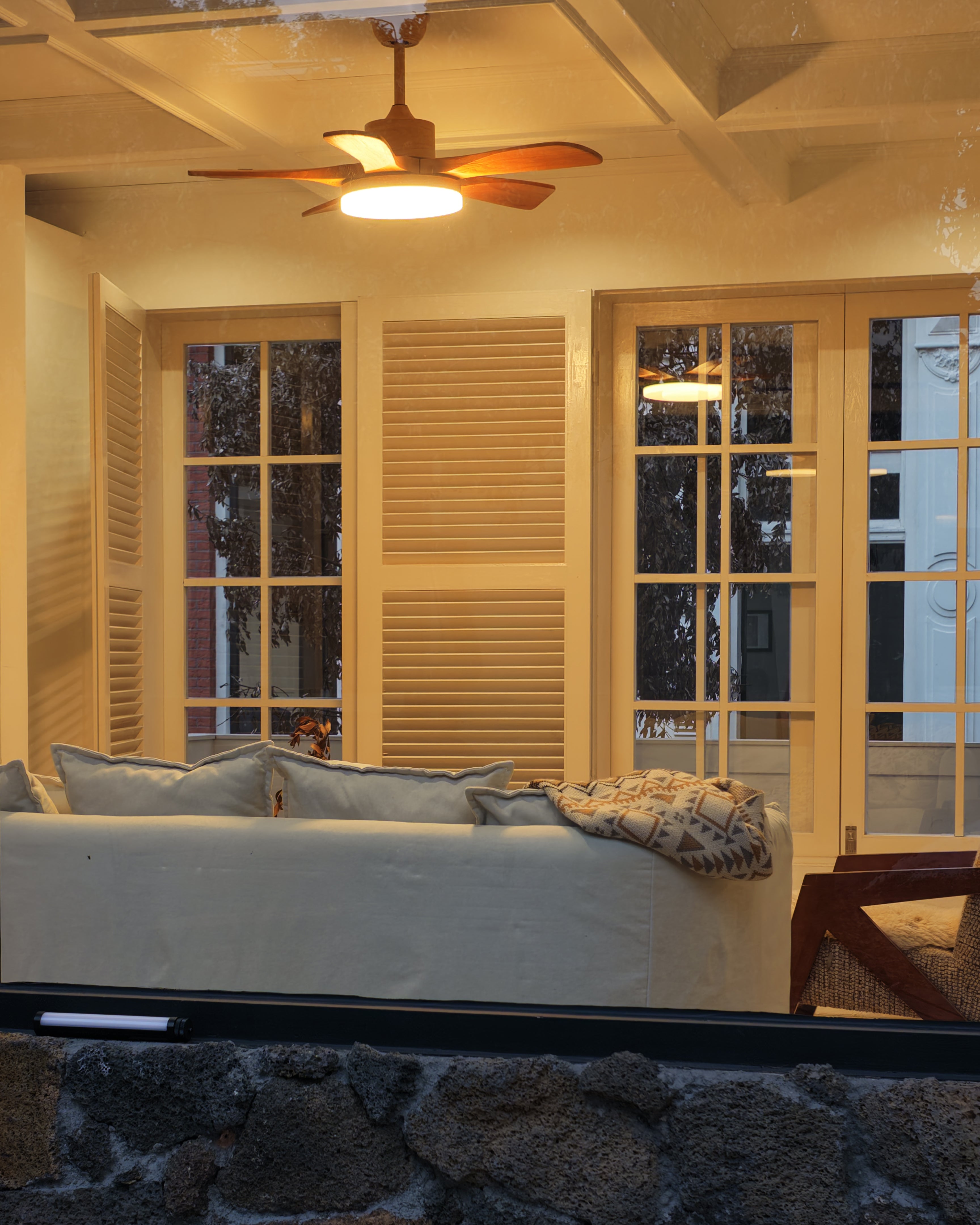 WOMO Scandi Reversible Ceiling Fan with Light-WM5002