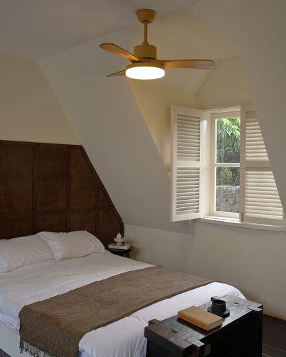 WOMO Scandi Reversible Ceiling Fan with Light-WM5002