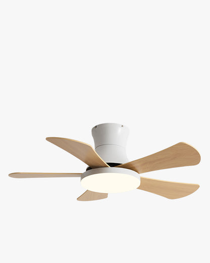 WOMO Scandi Low Profile Ceiling Fan Lamp-WM5086