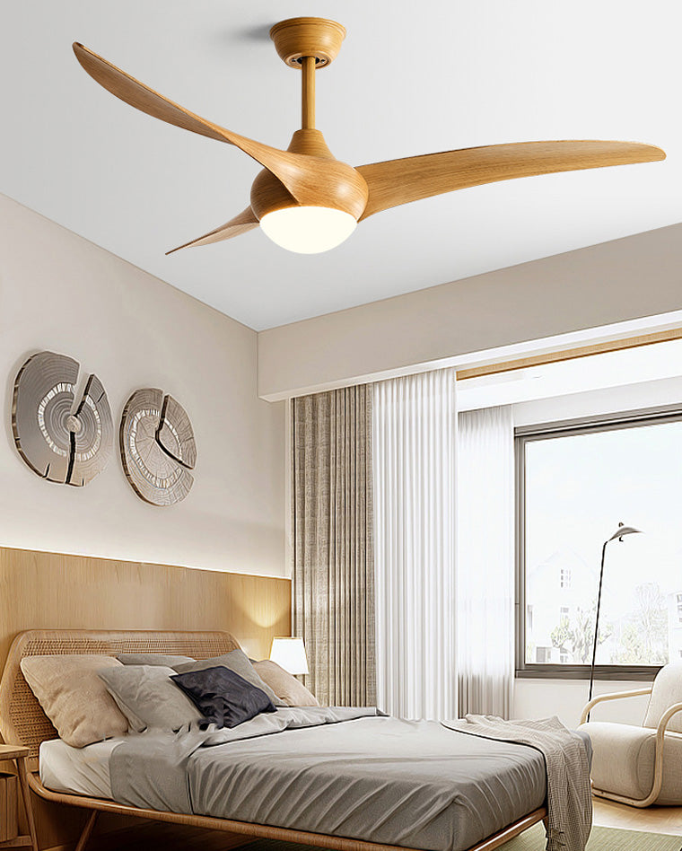 WOMO 3 Wave Blade Ceiling Fan Lamp-WM5016