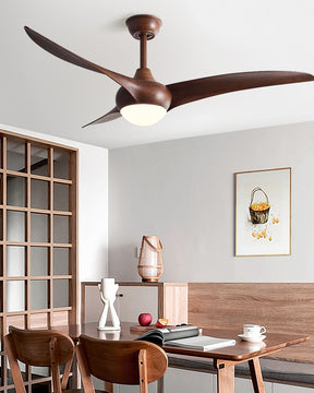 WOMO 52" Wave Ceiling Fan Lamp-WM5016