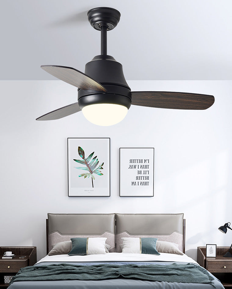 WOMO 36" Cute Ceiling Fan with Dimmable Light-WM5017
