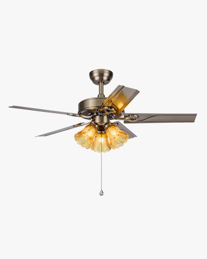 WOMO Vintage Ceiling Fan Chandelier-WM5018