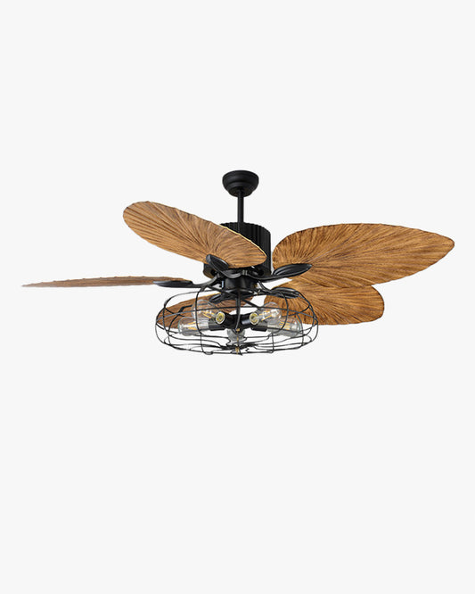 WOMO 52" Industrial Tropical Ceiling Fan Chandelier-WM5021