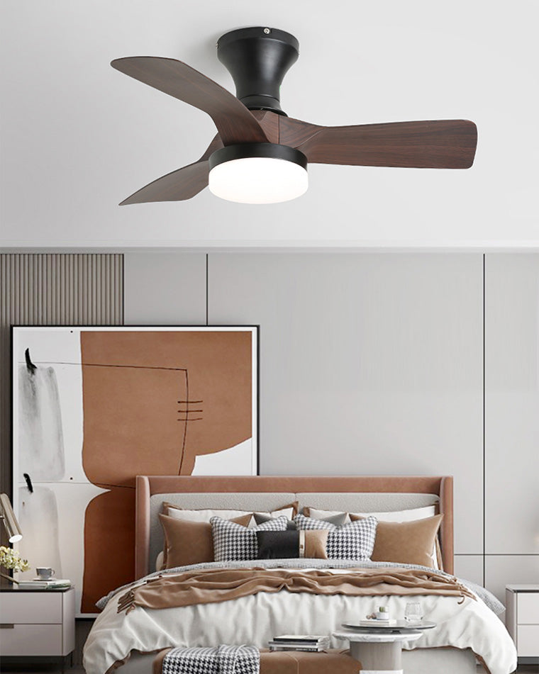 WOMO 20" Small Propeller Ceiling Fan with Dimmable Light-WM5024