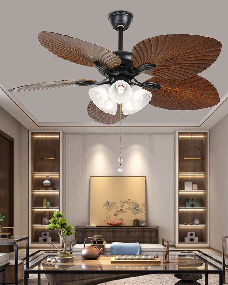 WOMO 52" Tropical Ceiling Fan Chandelier-WM5025