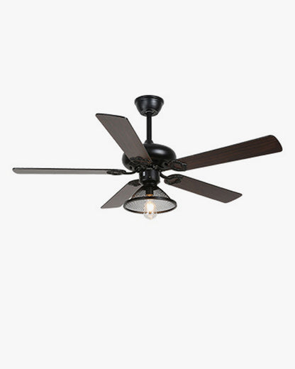 WOMO 52" Industrial Ceiling Fan Lamp-WM5070