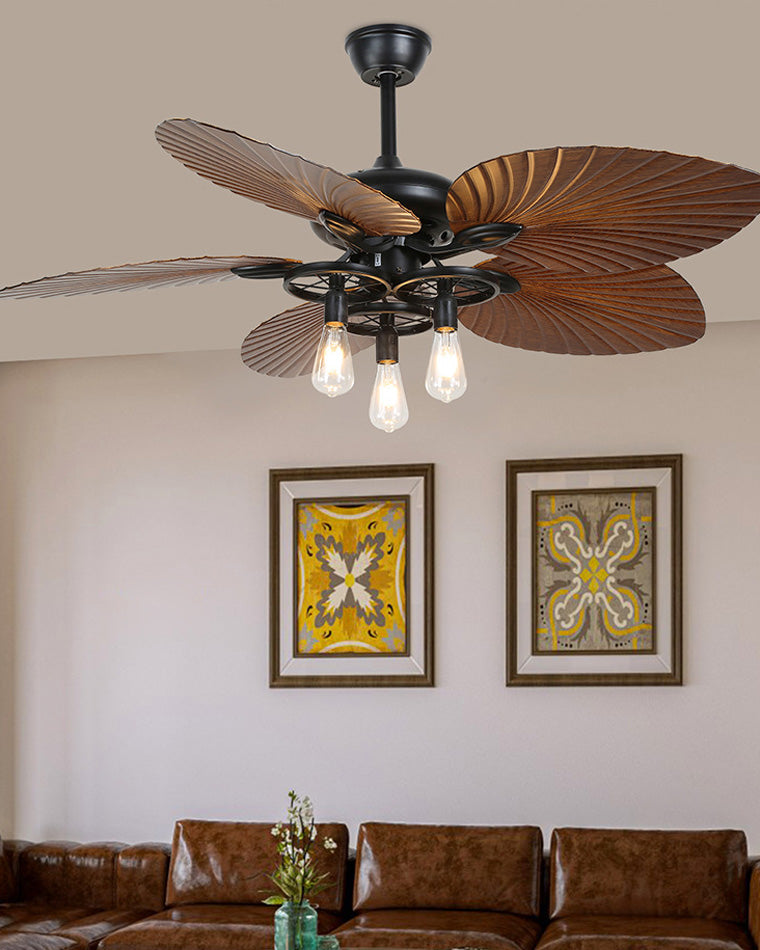 WOMO 52" Tropical Ceiling Fan Chandelier-WM5025