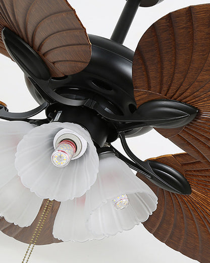 WOMO 52" Tropical Ceiling Fan Chandelier-WM5025