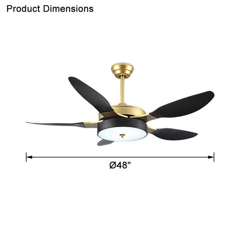 WOMO 48" Gold Ceiling Fan Lamp-WM5026