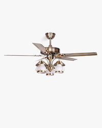 WOMO 52 Vintage Ceiling Fan Chandelier-WM5031