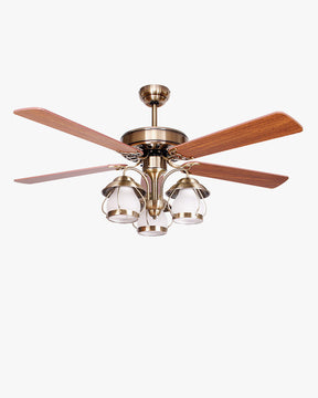 WOMO 52" Vintage Slimline Ceiling Fan Chandelier-WM5031