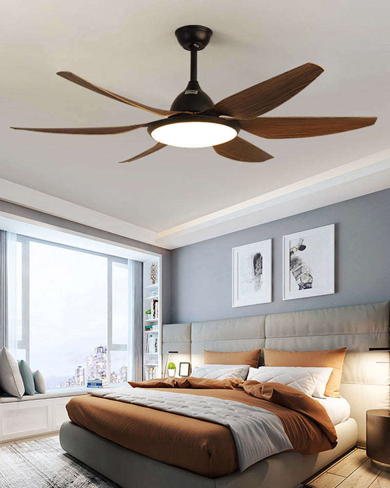 WOMO Large Modern Farmhouse Ceiling Fan Lamp-WM5032