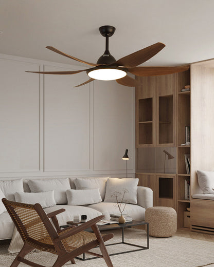 WOMO Large Modern Farmhouse Ceiling Fan Lamp-WM5032