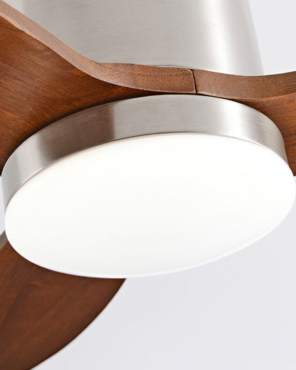 WOMO Mid Century Modern Ceiling Fan Lamp-WM5034